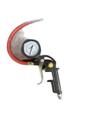 Hkata091015 Husky Tire Inflation Gun Air Chuck With Pressure Gauge