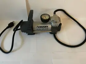 Husky Hy120 120v Inflator Electric Air Pump Used Comes With Needles