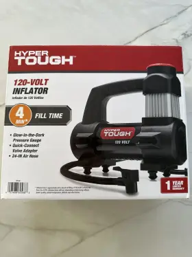 Hyper Tough 027488605688 Hypertough 120 Volt Tire And Multipurpose Inflator See Description