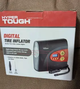 Hyper Tough 101040200077 Digital Tire Inflator. 100 Max Psi