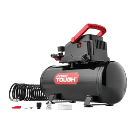 Hyper Tough 313032294256 3-gallon Portable Air Compressor 100 Psi Oil-free Black
