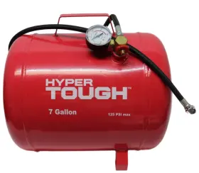 Hyper Tough 866070000874 7 Gallon Portable Air Tank 125 Max Pri Pressure