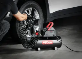 Hypr Tough 826705637842 3-gallon Portable Air Compressor 100 Psi Oil-free Pump Quick Connect Coupler New