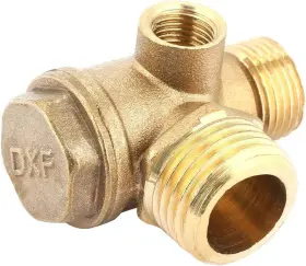 Hyuduof1w9y3nsap Hyuduo 3 Port Air Compressor Check Valve Male Female Threaded Tube Connector Pneumatic