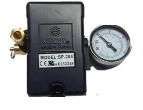 145-175 I.e.e 724453990120 25 Amp Air Compressor Pressure Switch 4 Port Psi With Side Mount 0-200 P