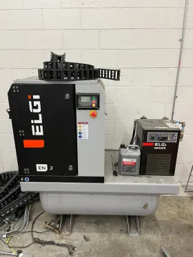 En-03 Industrial Air Elgi Compressor 2018 4hp 125 Psi 230v