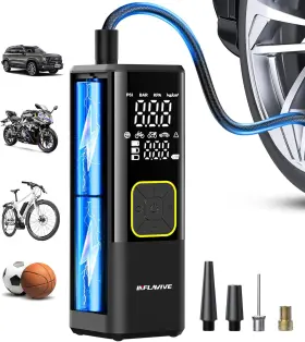 Inflavive 726084997592 Tire Inflator Portable Air Compressor 150 Psi Cordless Pump For Car Tires W