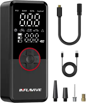 Czk-5617-r Inflavive Tire Inflator Portable Air Compressor Electric Pump For Car Tires With Pres
