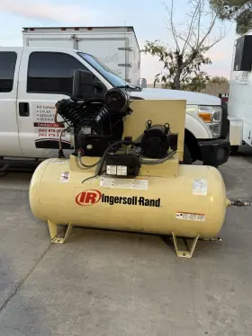 Cbv592657 Ingersoll Rand Electric Air Compressor 10 Hp 2 Stage 120 Gal Tank