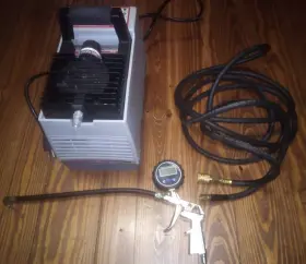 Wb-100 Ingersoll Rand 3/4 Hp Portable Electric Air Compressor With Extras Read
