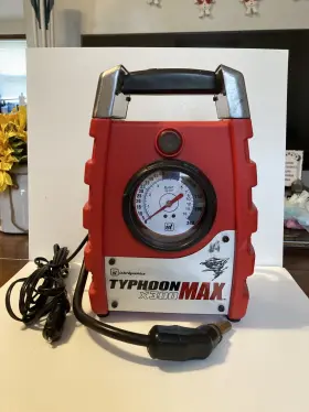 Interdynamics X300 Typhoon Max Air Compressor Portable Car Lighter Power Red