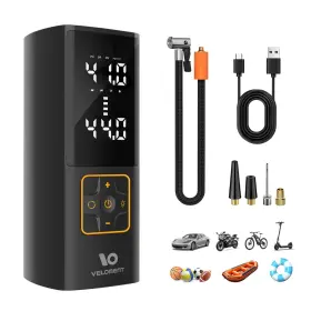 P044 Ioveloment Tire Inflator Portable Air Compressor Auto Pump For Car Accessor