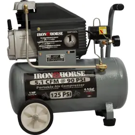 Ihhp1065l Ironhorse Iron Horse 6.5-gallon Portable Electric Air Compressor 125 Psi Max Ihhp1065l Ironhorse Iron Horse 6.5-gallon Portable Electric Air Compressor 125 Psi Max