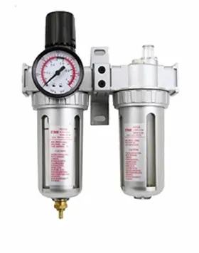 J&r Quality Tools 728639372717 3/8 Inch Air Regulator Control Unit Filter Lubrication Compressor Water Trap