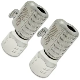 Jaco Superior Products 860002255187 Lightning S2 Quick-connect Tire Air Chuck - 1/4 Inch F-npt 2-pack Open Flow
