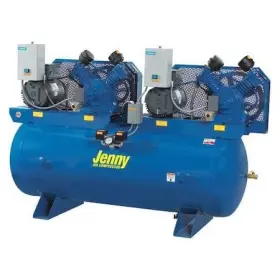 2w5b-120-230 Jenny 2w5b-120-230/1 Air Compressor Horiz Tank 2 Stages 10 Hp
