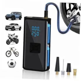 18650-1500 Jiangxi Ruitongxin Energy Development Co. Ltd Portable Tire Inflator - Air Compressor With Pressure Gauge One-button 18650-1500 Jiangxi Ruitongxin Energy Development Co. Ltd Portable Tire Inflator - Air Compressor With Pressure Gauge One-button