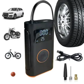 Jjdnavi 786194001602 Tire Inflator Portable Air Compressor - 150psi And 20000mah Pump F