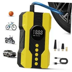 Jokeji 632125712317 Tire Inflator Portable Air Compressor 200psi And 4x Faster
