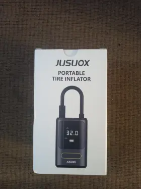 Jusuox-czk-5642 Jusuox Tire Inflator Portable Air Compressor 150 Psi Cordless Pump - Black