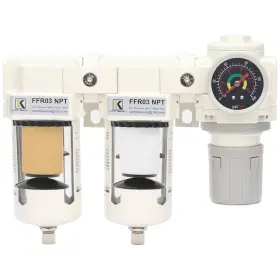 2-505 Kanbol Kdr1/2-505 1/2 Inch Npt Double Air Dry System 5 &0.5 Pressure Regulator Combo Semi-aut