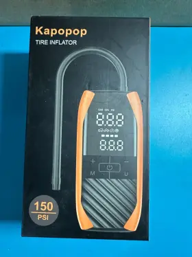 Kapopop 689847819688 K1 Tire Inflator Portable Air Compressor 2x Faster 150 Psi Powerful