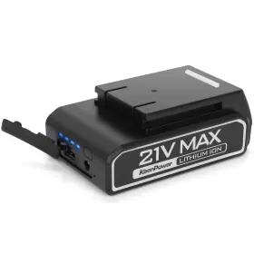 Keenpower 732214220072 21v Max Lithium Ion Rechargeable Battery With Capacity Gauge Power