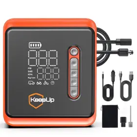 Lap-cr1 Keepup Tire Inflator Portable Air Compressor - Pump For Car Tires With Pres