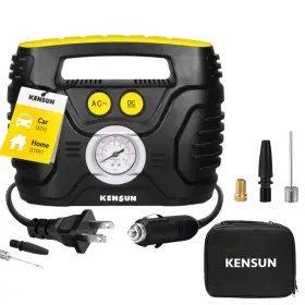 Ehrcomp-a58b-fba-2 Kensun Portable Air Compressor Pump For Car 12v Dc And Home 110v Ac Bikes Etc