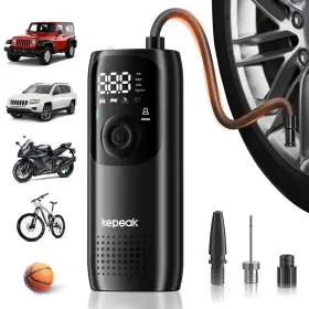 Lp2-p Kepeak Tire Inflator Portable Air Compressor - Bike Pump 150psi Cordless P