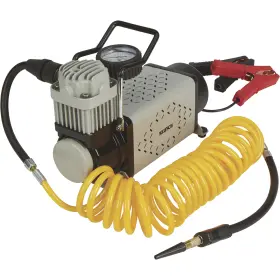 Klutch 3255762 12 Volt Heavy-duty Portable Tire Inflator 120 Max. Psi 2.1 Cfm
