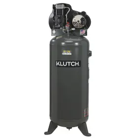 Klutch 5903356 60-gallon Single-stage Vertical Air Compressor 3.7 Hp 230 Volts