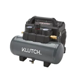 Klutch 6076701 Kliq 20 Volt Cordless Portable Air Compressor 2 Gallons 125 Psi Tool