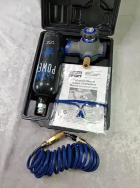 Kobalt 0082384 Air Regulator Kit Tank Portable Case Paintball Hose Hook Up
