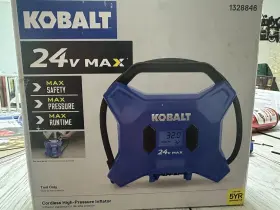 Kobalt 1328846 24v 120 Psi Cordless High Pressure Inflator -blue-bare Tool Only