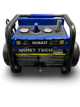 Kobalt 200425633 2 Gal Quiet Series Air Compressor Used