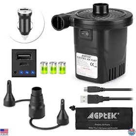 B07qbmqsms Kobalt Rechargeable Electric Air Pump 4000mah Quick-fill Inflator And Deflator 3 Nozzles