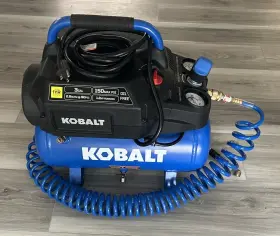 Kobalt Lk3197 3-gallon Portable Electric 150 Psi Hot Dog Air Compressor