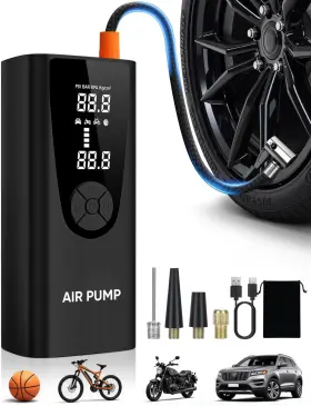 P005 Krcqapprilotte 445025046061 Upgrade Tire Inflator Portable Air Compressor-180psi Pump For Car Tires-elec