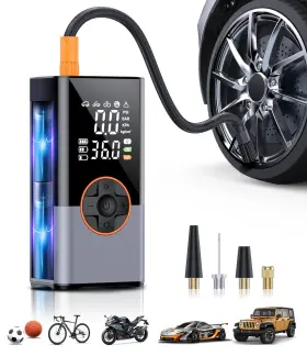 Czk-5630 Kuxisa Tire Inflator Portable Air Compressor 150psi And 2x Faster Inflation Compr