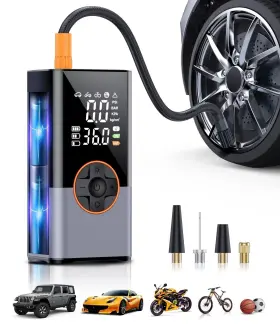 Czk-5643 Kuxisa Tire Inflator Portable Air Compressor 150psi And 2x Faster Inflation Portabl