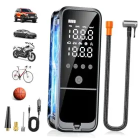Hy-044 Kzkb 160psi Tire Inflator Portable Air Compressor 6000mah