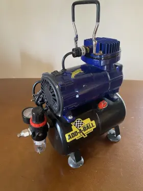 D320dr Laasel Paasche D300r Airbrush Compressor With Tank Regulator Moisture Trap And Auto Off