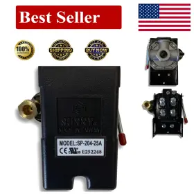 Lf10-4h2 Lefoo New Pressure Switch For Air Compressor 95-125 Four Port With Unloader And On/off Lev Lf10-4h2 Lefoo New Pressure Switch For Air Compressor 95-125 Four Port With Unloader And On/off Lev