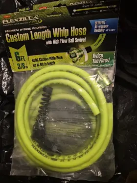 Mthfzp3806yw2b Legacy Manufacturing Flexzilla Pro Custom Length Whip Hose Wit