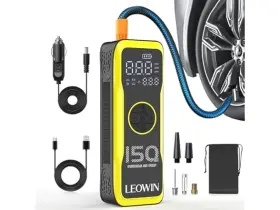 Leowin 766122894049 Digital Tire Air Pump