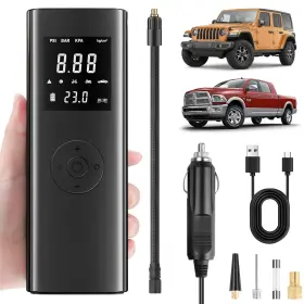 Usau1511-45-161 Liltsdrae Tire Inflator Portable Air Compressor Fits Car&truck- 12v Dc&7800mah Battery