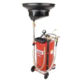 3639 Lincoln Industrial Fluid Drain/evacuator Combo Red Steel