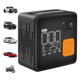 Litmustes 723269890464 Tire Inflator Portable Air Compressor 3x Fast Dual Cylinder Cordless And C
