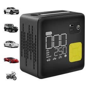 Litmustes 723269890471 Tire Inflator Portable Air Compressor 3x Fast Dual Cylinder Cordless And C